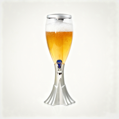 ຂາຍສົ່ງ Custom ເບຍ Tower 1.5L/2L/3L Tabletop ຫໍເບຍທີ່ມີທໍ່ກ້ອນສໍາລັບບາ & ຮ້ານອາຫານ